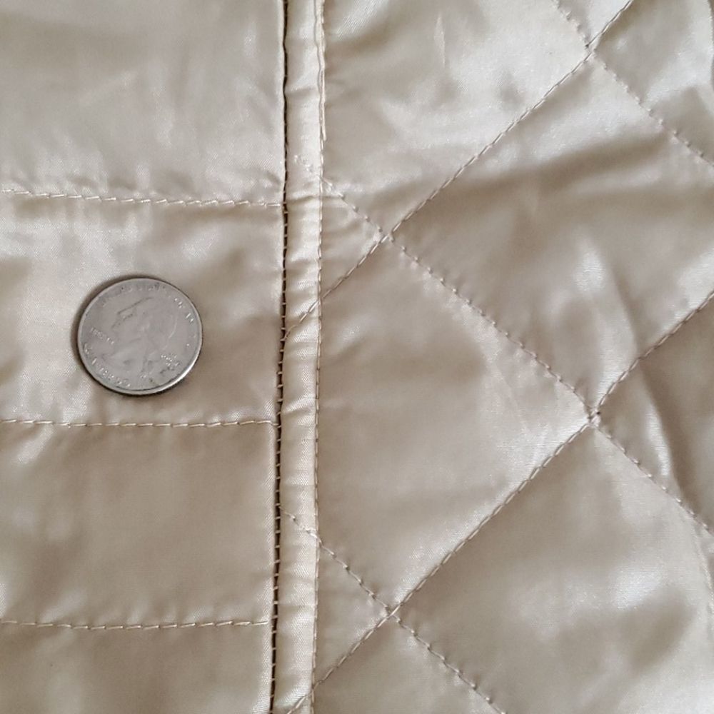 CASUAL IDENTITY creme puffer jacket - Picture 7 of 7